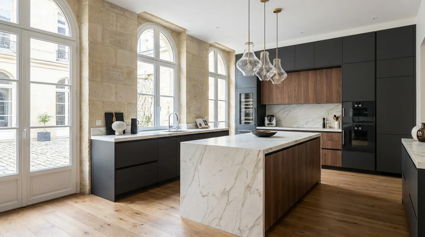 Film adhesif pour cuisine Bordeaux | Covering cuisine Bordeaux